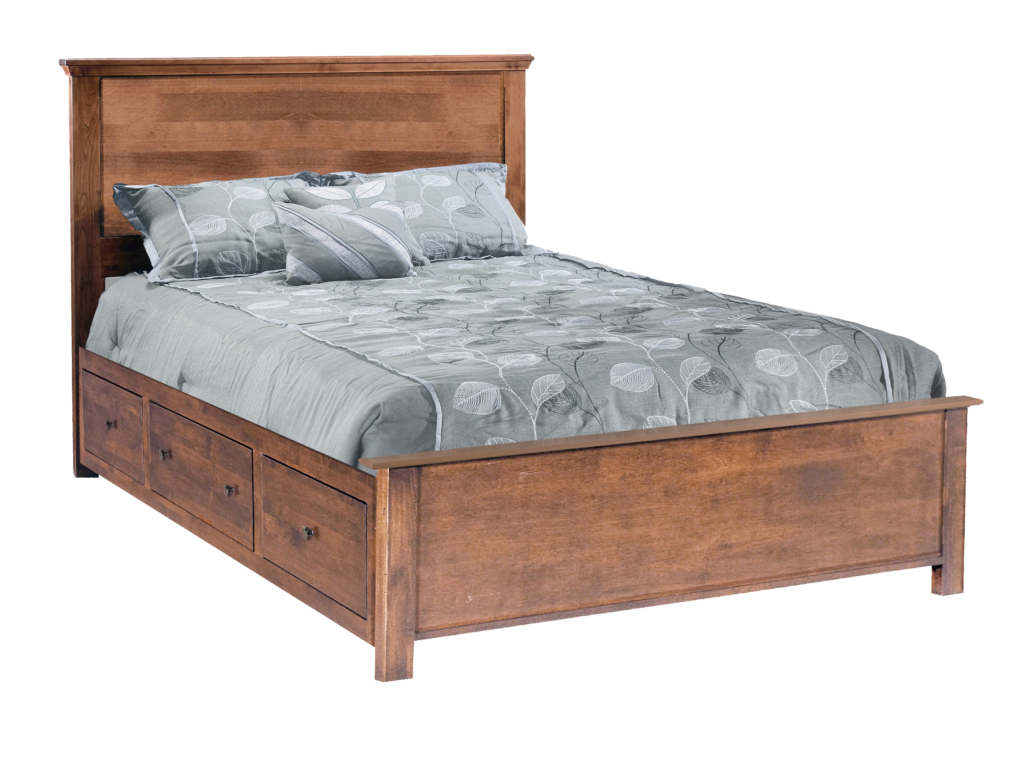 Solid Alder wood bed by Archbold Furniture Company